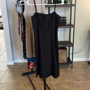 The Limited 100% cotton eyelet dress